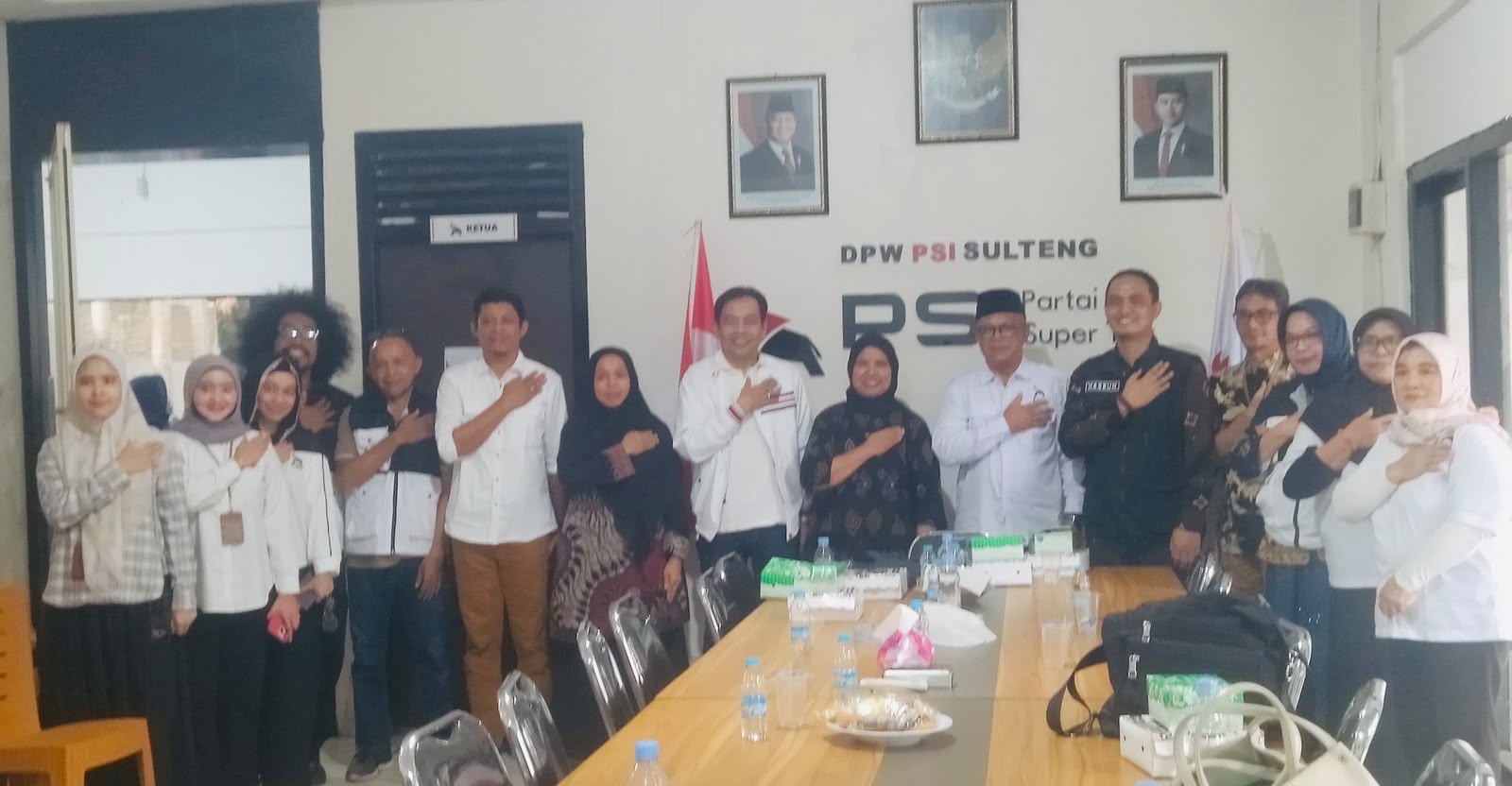 KPU dan Bawaslu Kunjungi DPW PSI Sulteng, Ini Yang Dibahas